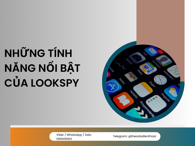 Những tính năng nổi bật khi sử dụng Lookspy theo dõi điện thoại iPhone